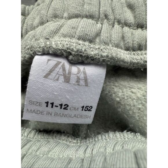 Zara Kids Drawstring Fleece Lined Pull-on Jogger Sweatpants Gray Size 11-12 - Picture 6 of 6
